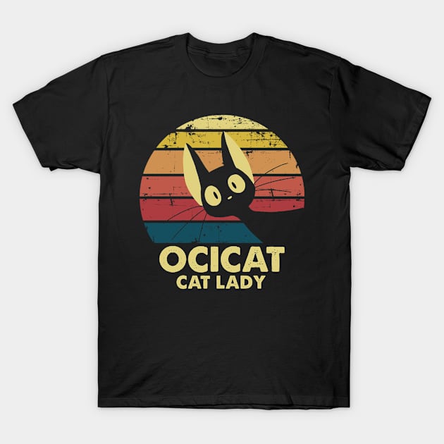 Ocicat cat mom. Perfect present for mom mother dad father friend him or her T-Shirt by SerenityByAlex